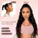 32 Inch Burgundy Red Drawstring Ponytail Extension for Women - Long Curly Synthetic Hairpiece for Daily Wear and Parties - Buy Online on GoSupps.com