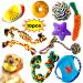 Decyam Dog Toys to bite - puppy cotton rope toys for small dogs interactive dog toys for boredom squeaky toy for dental health and stress reduction 10pack