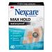 Nexcare Max Hold Waterproof Bandages, Contours to hard-to-fit places, like heels, the hand, knees, and fingers, 40 ct Assorted 40 Assorted