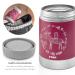 Reer Stainless Steel Warming Box for Baby Food - 300ml Berry Red | Anti-Slip Base | International Shipping - Buy Online on GoSupps.com