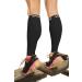 Physix Gear Sport Wade Protection for heavy legs - calf compression for men and women - for faster relaxation of the calves S -M Black (1 pair)