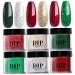 D corations de No l kit de poudre trempage pour ongles 6 couleurs style No l s chage rapide longue dur e application facile pour salon bricolage d butant
