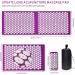 Buy Dunlap Massage Cushion & Acupressure Mat - Extra Long Pain Relief Yoga Spike Pillow (Purple) - Buy Online on GoSupps.com