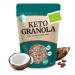 Go-Keto BIO Keto Granola Coconut Chocolate 290g - Muesli Keto pour un petit d jeuner Keto avec chips de noix de coco noix graines de tournesol & p pins de courge v g talien sans gluten