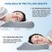 Elviros Memory Foam Neck Pillow for Sleeping - Orthopedic Support for Pain Relief - CertiPUR-US - White - Buy Online on GoSupps.com