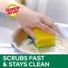 Scotch-Brite Fresh Heavy Duty Scrub Sponge 16 Pieces - Green - Cleans Tough Messes, Food-Trapping Resistant - Buy Online on GoSupps.com