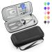 Stethoscope Case for 3M Littmann Classic III Lightweight II S.E. Cardiology IV Nurse Gift Hard Organizer Portable Carry Travel Cover Storage Bag with Vital Medical Supplies Black A