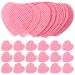 INOOMP Lingettes Dissolvantes Vernis Ongles Semi-Permanent 200 Feuilles Coton Doux Non Pelucheux Bo te Coeur Rose Adapt es aux Extensions d'Ongles et Cils