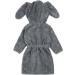 M sli by Green Cotton Baby Boys Bathrobe Bunny 98 - Stormy Blue | Eco-Friendly International Shipping - Buy Online on GoSupps.com