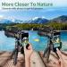 80x100 HD Monocular Telescope - Dawdory High Power Monocular with Smartphone Adapter & Tripod - Night Vision for Hunting, Star Watching, Bird Watching - Ideal for Wildlife, Camping, Hiking - Black - Buy Online on GoSupps.com