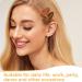 HINZIC 16pcs Teardrop Hair Clips - Acrylic Resin No Bend Hair Barrettes for Women & Girls | Creaseless Hairpins for Makeup & Hairstyles - Buy Online on GoSupps.com