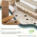 Your VIP Skin Reusable Cotton Swabs - Eco-Friendly Silicone Q Tips - 2x Wattstaben Ear Sticks for Sustainable Beauty - Buy Online on GoSupps.com