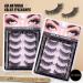 SeiBes Self-Adhesive Eyelashes - 5 Pairs Reusable Fluffy Natural Look False Lashes for Beginners | Easy Application Gift - Buy Online on GoSupps.com