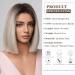 Esmee Ombre Brown to Blonde Synthetic Bob Wig - 14 Inch, Shoulder Length for Women - Ideal for Daily Wear, Parties & Cosplay - Buy Online on GoSupps.com