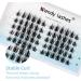 15mm C Curl Cluster Lashes 0.07mm - Soft and Wispy DIY Lash Extensions | Reusable Individual Eyelash Clusters | FD-D33-0.07-C-15 - Buy Online on GoSupps.com