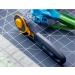 OLFA 45mm Quick-Change Rotary Cutter (RTY-2C/NBL) - Navy | For Crafts, Sewing, Quilting | Includes Blade Cover & Replacement Blade RB45-1 - Buy Online on GoSupps.com