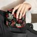Colorful Peony Flower Sanitary Napkin Storage Bag | Portable Menstrual Period Pouch for Teen Girls & Women - Color 14 - Buy Online on GoSupps.com