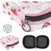 Stylish Pink Storage Bags for Women's Bandages Tampons & Panty Liners - Large Zippered Striped Design - Buy Online on GoSupps.com