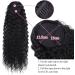 BEAUTY ON LINE Curly Ponytail Extension 30 inch Long Drawstring Ponytail Synthetic Clip in Ponytail Hair Extensions Black Curly Water Wave Clip in Hair Pieces for Black Women 30inch #1B - Buy Online on GoSupps.com