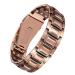 Jecanori 3X Strength Copper Bracelets for Men Magnetic Bracelets for Men with 3800 Gauss Magnets Premium Fold-Over Clasp Copper-Rivet