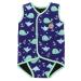 Swimbubs Baby Swimming Wrap Toddler Wetsuit Boys Warmsuit Girls Swimsuit 0-6 Months Blue Whale