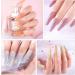 Poly Nail Gel Full Kits 10 Colours Quick Nail Extension Gel Kit Poly Nails Gel Kit with Lamp Easy to Apply with Slip Solution Rhinestone Forms Complete Nail Art Starter Kit DIY at Home White Red Brown Pink E - Buy Online on GoSupps.com