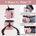Buy Svalor Dog Treats - Versatile Hands-Free Pink Training Feed Bag with Feces Dispenser & Adjustable Belt - Buy Online on GoSupps.com
