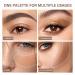 10 Colors Professional Eyeshadow Palette - Matte Glitter & Shimmer | High Pigment Long-Lasting Makeup Set with Brushes - Pack of 2 - Buy Online on GoSupps.com