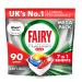 Fairy Platinum Plus All-In-1 Dishwasher Tablets Lemon 90 Tablets (5x18) Our Best Cleaning For A Clean Like New Removes Dullness & Prevents Limescale