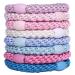Gygyl 8pcs Mixed Color Hair Ties for Women Girls Elastics Hair Bands Ponytail Holders for Thick Hair No Damage No Croase Hair Elastics (Style 8) Mixed Color Style8