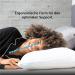 Cloudpillo Premium Memory Foam Pillow - Adjustable Height 40x80cm | Orthopedic Support for Head Neck & Back | Tender & Breathable for Relaxed Sleep - Buy Online on GoSupps.com