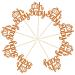 Gyufise 24Pcs Pumpkin Oh Baby Cupcake Toppers - Orange Glitter Fall Theme Picks for Baby Shower, Birthday, Thanksgiving, Halloween Parties - Buy Online on GoSupps.com