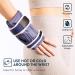 Magic Gel Wrist Ice Pack Wrap - Hot/Cold Hand Brace - Adjustable Straps - Blue - Buy Online on GoSupps.com