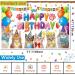 Cat Happy Birthday Backdrop Cat Birthday Party Decorations Kitten Photography Background for Pets Kitty Lover Kids Cat Theme Birthday Party Supplies - Buy Online on GoSupps.com