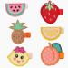 6 Pieces Cute Hair Clips Embroidery Fruit Hair Clips Children Hairpin Cute Hair Bows for Girls Kids Women Accessories
