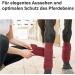 Fleece Horse Bandages with Velcro Fastener - 4 Set in Bordeaux with Storage Bag | Ideal for Pony Care - Buy Online on GoSupps.com