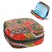 GIAPB Period Bag Sanitary Napkin Storage Bag Period Pouch Travel Makeup Bag Xmas Baubles Pattern Color4210