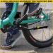 Ultraverse Center Mount Kickstand for Kids Bikes - Adjustable Aluminum Stand for 14-20 inch BMX, Mountain Bikes - Black/Yellow - Buy Online on GoSupps.com