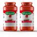 Marinara Pasta Sauce 100% Product of Italy 24 Ounce Jars - 100% Genuine Ingredients With San Marzano Tomatoes (Pack of 2)