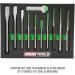 OEMTOOLS 23996 Punch and Chisel Set  11 Piece  Cut  Shape  and Puncture Medium and Soft Metals  Heat-Treated Alloy Steel  Includes Green EVA Organizer Tray - Buy Online on GoSupps.com