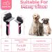 2-Side Pet Grooming Tools for Cats and Dogs - Deshedding Brush & Dematting Comb Small Pink - Buy Online on GoSupps.com
