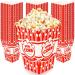 Poppy's Large Popcorn Boxes 200 Pack 46 Oz Concession-Grade Popcorn Buckets Popcorn Machine Accessories for Popcorn Bars Movie Nights Concessions