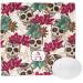 YouCustomizeIt Personalized Sugar Skulls & Flowers Washcloth