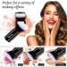 Makeup Brush Kabuki Face Brushes Retractable Travel Blush Brush Portable Flawless for Foundation Powder Blush Bronzer Buffing Liquid Cream Cruelty Free with Cover(Flat-Head) - Buy Online on GoSupps.com