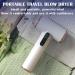 White Cordless Hair Dryer Low-Heat Hair Care Blow Dryer with LED Temperature Display 3 Levels Wind Speed Adjustment Fast Drying Low Noise Hair Dryer for Home/Painting - Buy Online on GoSupps.com