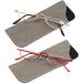 SOOLALA Half Frame Reading Glasses 2 Pairs  Gold + Red  1.75x - Men's and Women's - Buy Online on GoSupps.com
