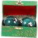 Tovinanna 8-Piece Health Massage Handball Set | Chinese Baoding Balls for Hand Exercises & Stress Relief | Metal Gemstone Fitness Training for Adults - Buy Online on GoSupps.com