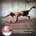 JELS Extra Thick Yoga Mat 10MM - Non Slip Design - SGS Certified TPE Material - with Carrying Strap - Ideal for Yoga, Pilates, and Workouts - 72x26 - Wine/Pink - Buy Online on GoSupps.com
