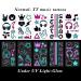 Glow In The Dark Music Temporary Tattoos - Safe & Easy Neon Designs for Kids & Adults | Party Favor Supplies - Buy Online on GoSupps.com
