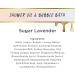 LaLicious Sugar Lavender Shower Oil & Bubble Bath - Topical Probiotics & Grapeseed Oil - 10oz Bottle - Buy Online on GoSupps.com